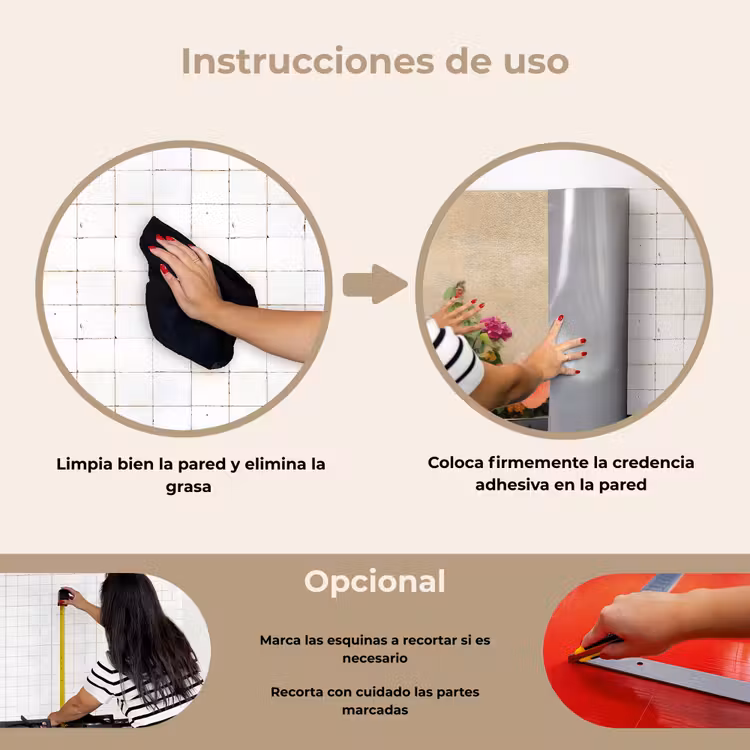 Salpicaderos de cocina - Rosas - Pared - Vintage — 6