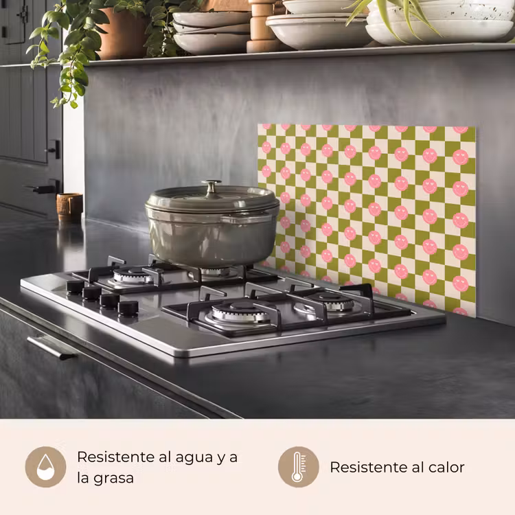 Salpicaderos de cocina - Patrón - Smileys - Bloques — 2