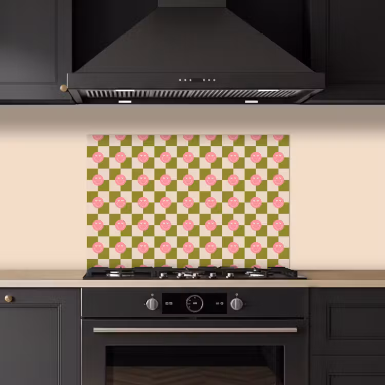 Salpicaderos de cocina - Patrón - Smileys - Bloques — 5