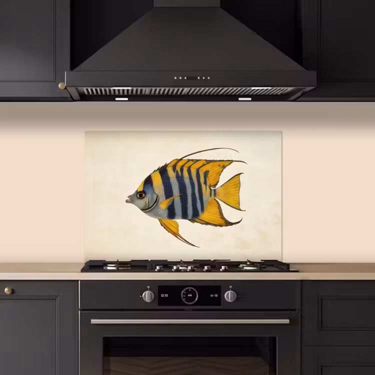 Salpicaderos de cocina - Pez - Decorativo - Aletas - Ilustración — 5