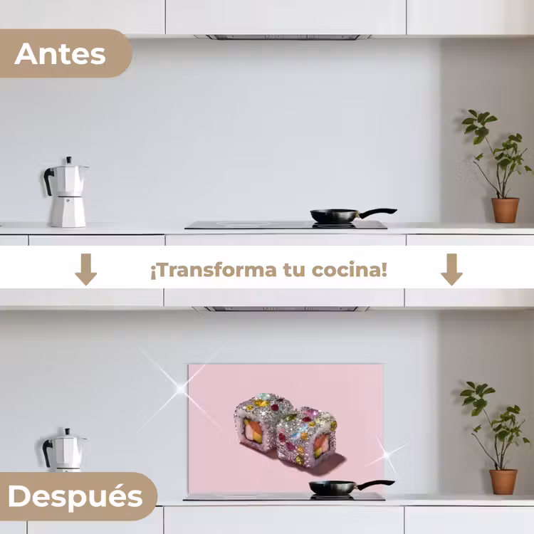 Salpicaderos de cocina - Sushi - Rollos - Piedras - Colorido — 7