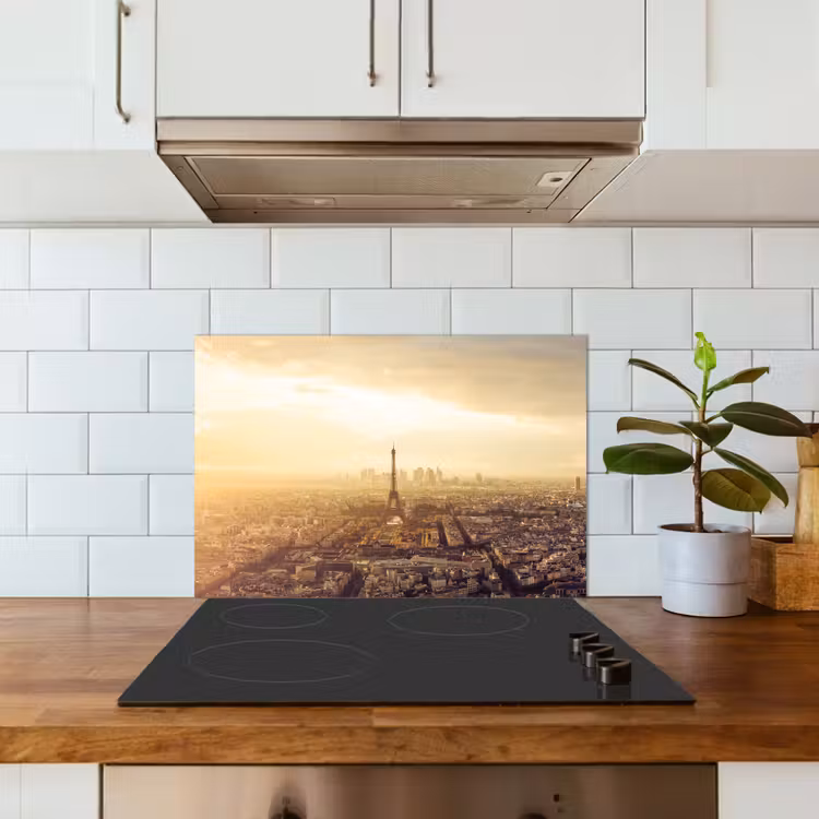 Salpicaderos de cocina - París - Skyline - Puesta de sol - Ciudades — 3