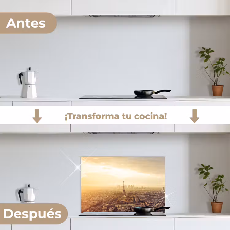 Salpicaderos de cocina - París - Skyline - Puesta de sol - Ciudades — 7