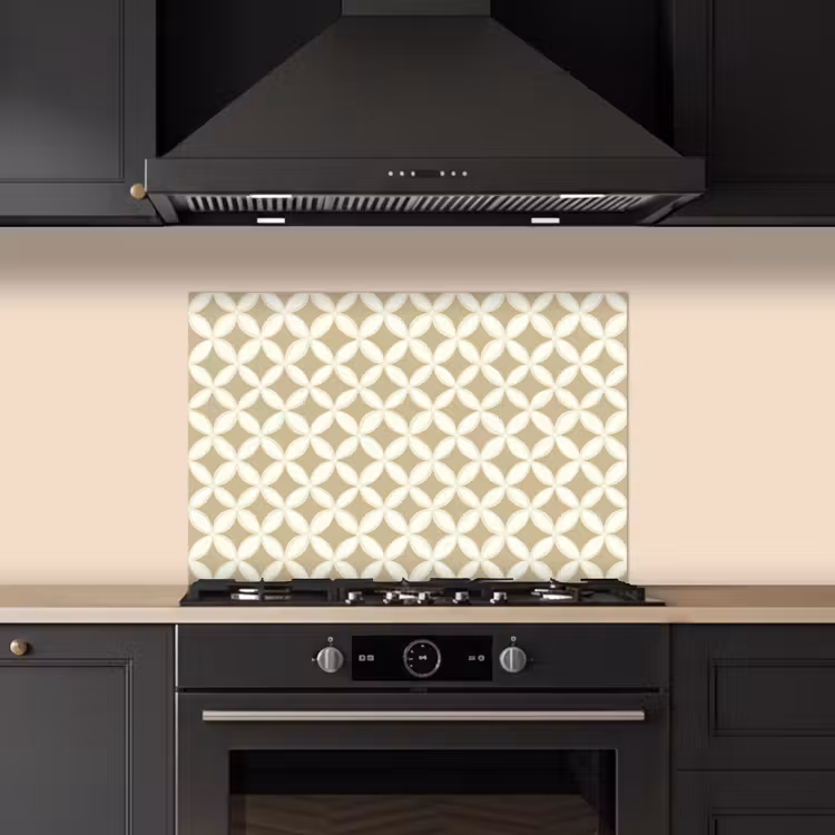 Salpicaderos de cocina - Simétrico - Motivo - Beige — 5