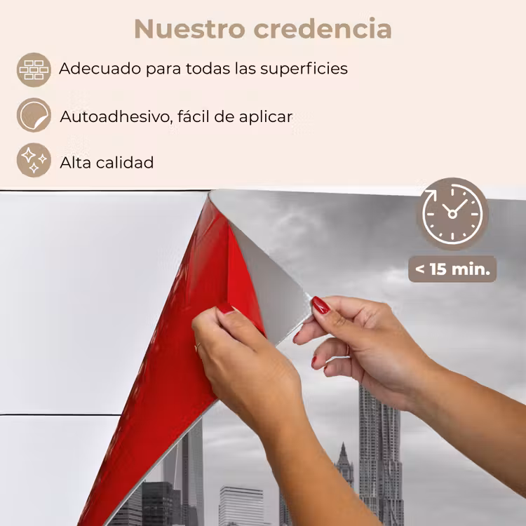 Salpicaderos de cocina - Skyline - Puente - Edificios - Incoloro — 4