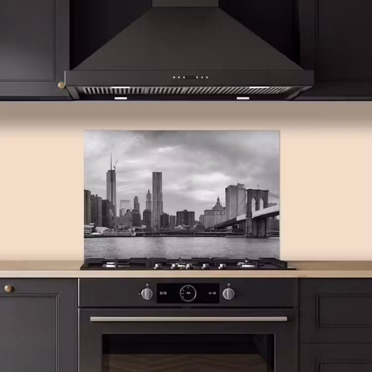 Salpicaderos de cocina - Skyline - Puente - Edificios - Incoloro — 5