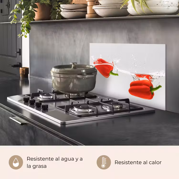 Salpicaderos de cocina - Splash - Vegetal - Rojo — 2