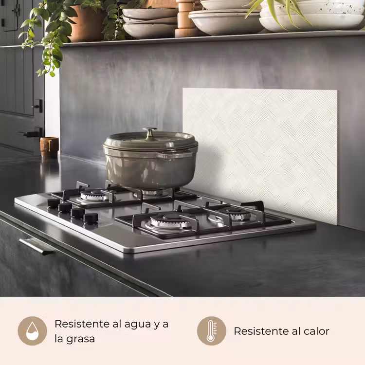 Salpicaderos de cocina - Textura - Abstracto - Beige — 2