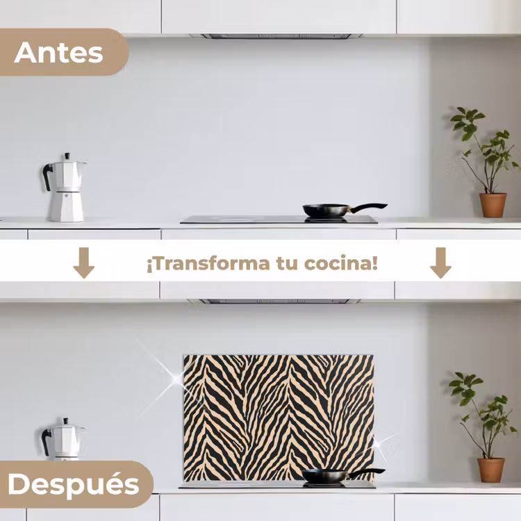 Salpicaderos de cocina - Zebra - Classic - Negro — 7