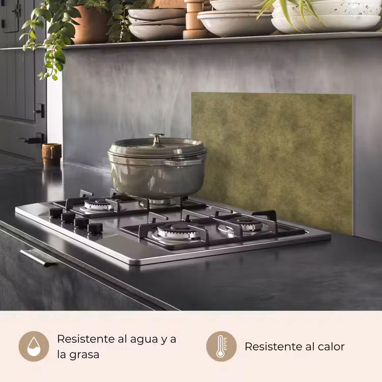 Salpicaderos de cocina - Textura - Abstracto - Verde — 2