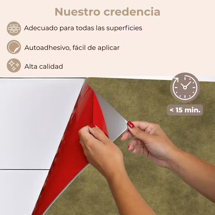 Salpicaderos de cocina - Textura - Abstracto - Verde — 4