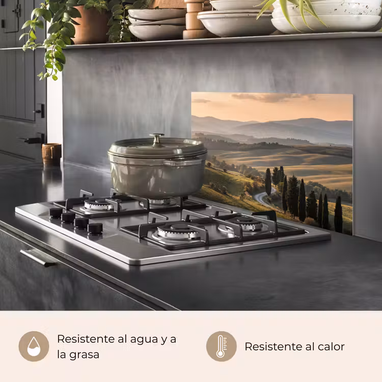 Salpicaderos de cocina - Toscana - Paisaje - Colinas — 2