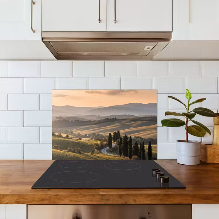 Salpicaderos de cocina - Toscana - Paisaje - Colinas — 3