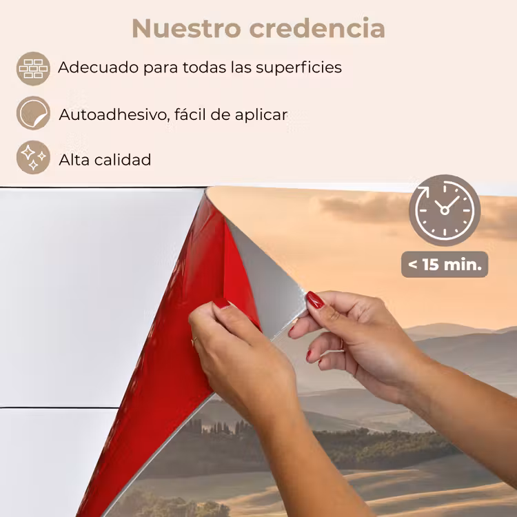 Salpicaderos de cocina - Toscana - Paisaje - Colinas — 4