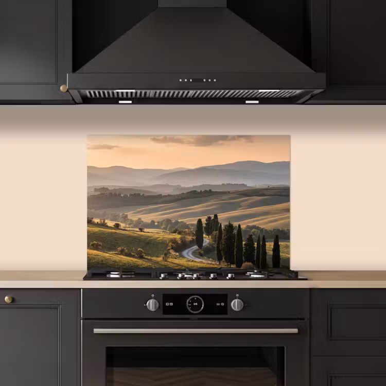 Salpicaderos de cocina - Toscana - Paisaje - Colinas — 5