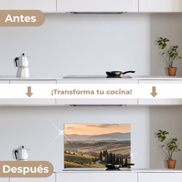 Salpicaderos de cocina - Toscana - Paisaje - Colinas — 7