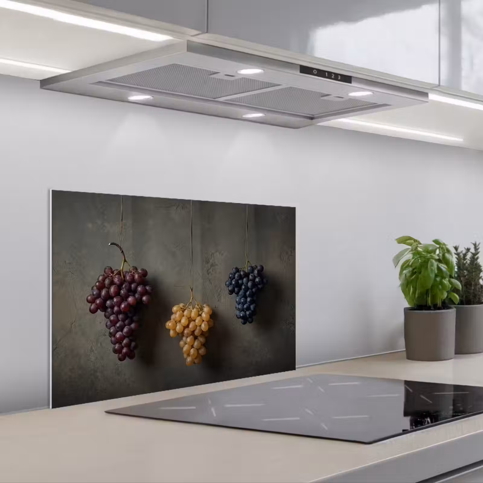 Salpicaderos de cocina - Uvas - Colorido - Pared — 1