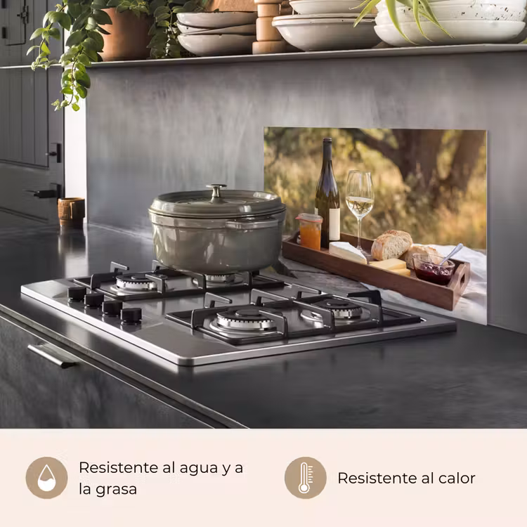 Salpicaderos de cocina - Picnic - Vino - Tabla de quesos — 2