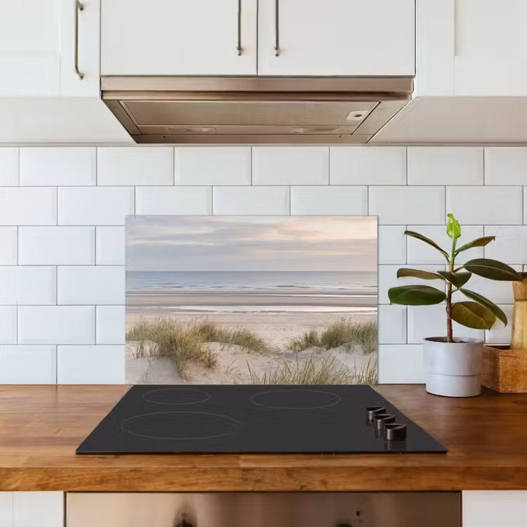 Salpicaderos de cocina - Playa de arena - Nublado - Dunas — 3
