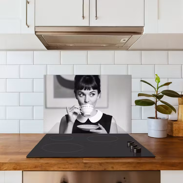 Salpicaderos de cocina - Retrato - Té - Mujer — 3
