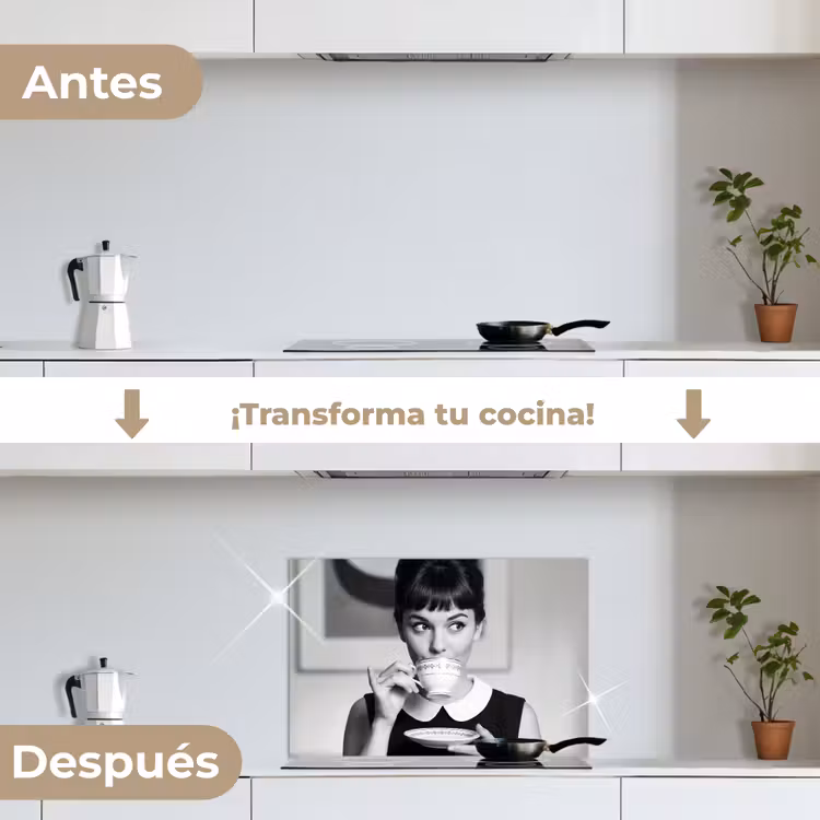 Salpicaderos de cocina - Retrato - Té - Mujer — 7
