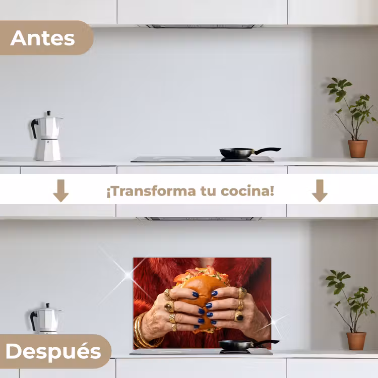Salpicaderos de cocina - Roll - Abrigo de piel - Oro — 7