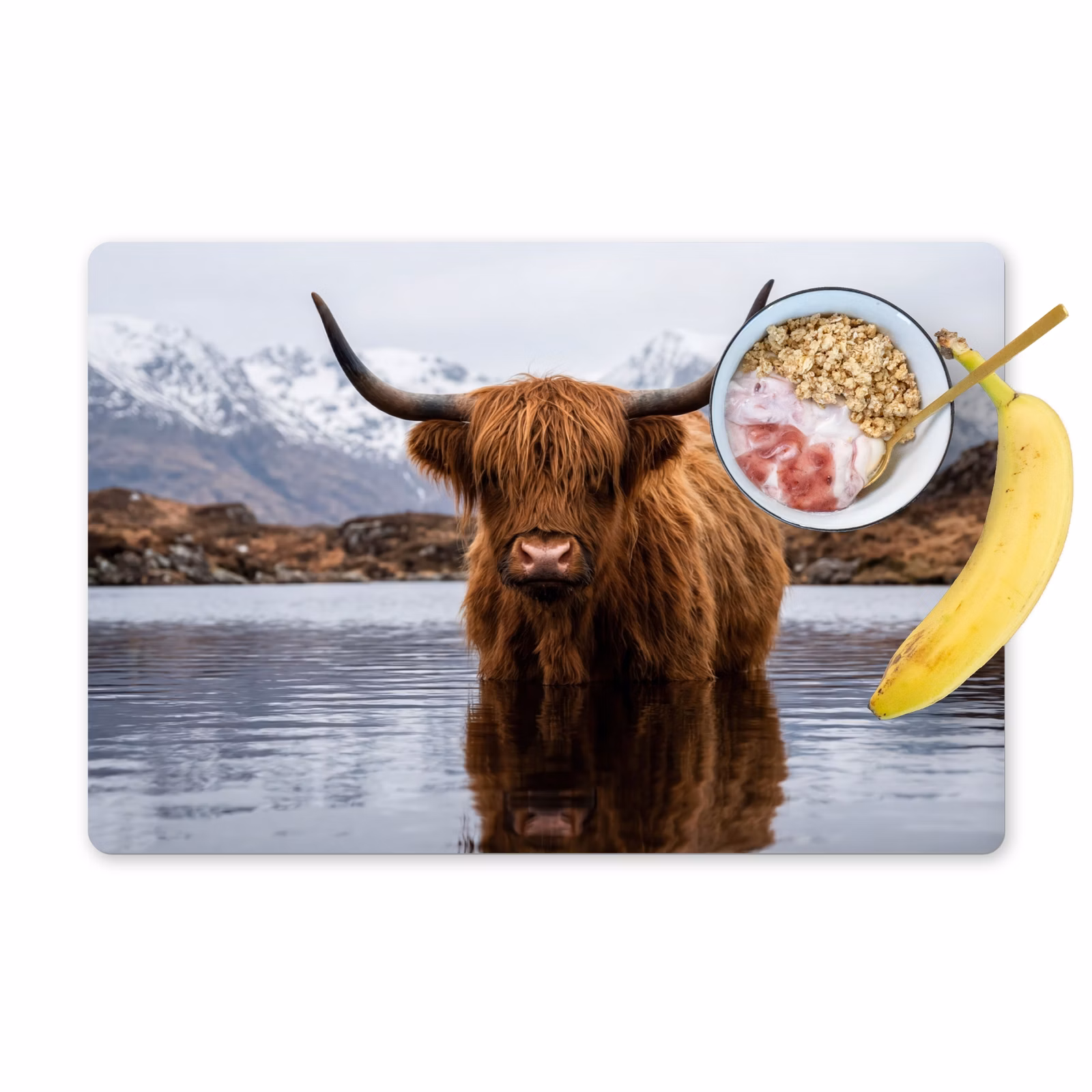 Salvamantel – 6 piezas - Highlander escocés - Marrón - Agua — 1