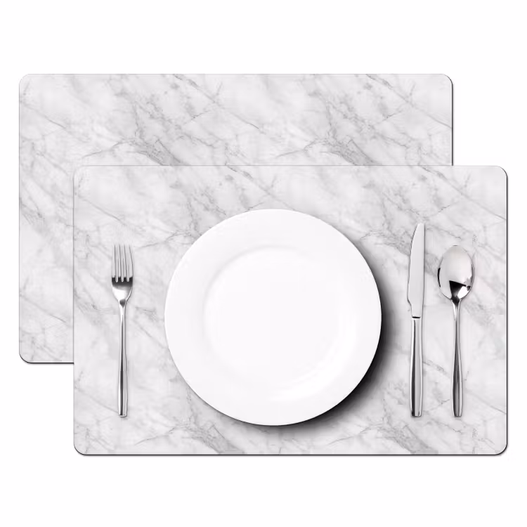 Salvamantel – 6 piezas - Classic - Mármol - Gris — 2