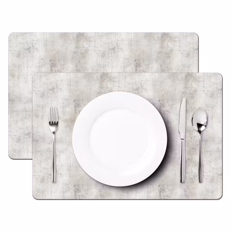 Salvamantel – 6 piezas - Gris - Hormigón - Envejecido — 2