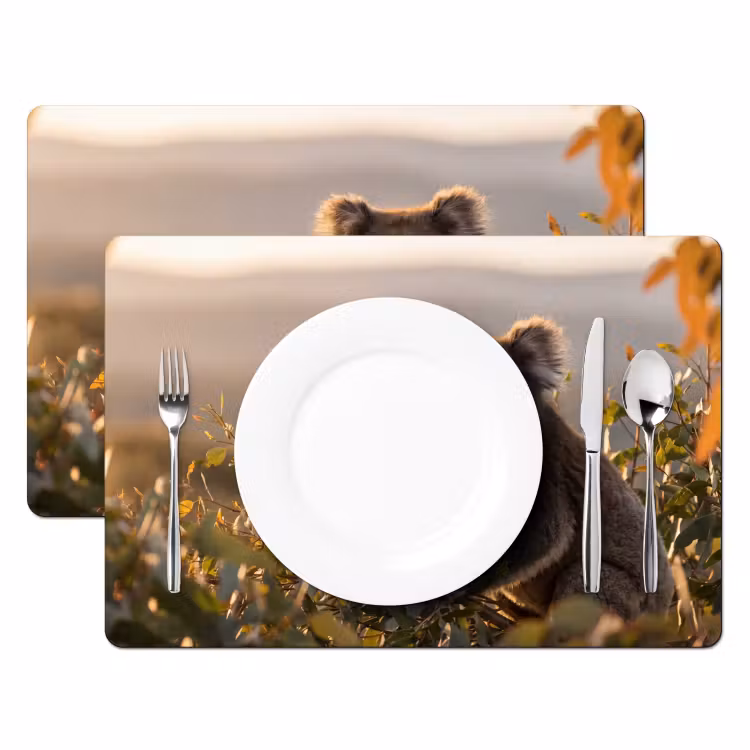 Salvamantel – 6 piezas - Koala - Hojas - Luz matinal — 2