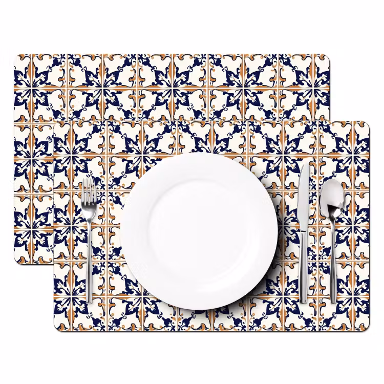 Salvamantel – 6 piezas - Clásico - Estampado - Colorido — 2
