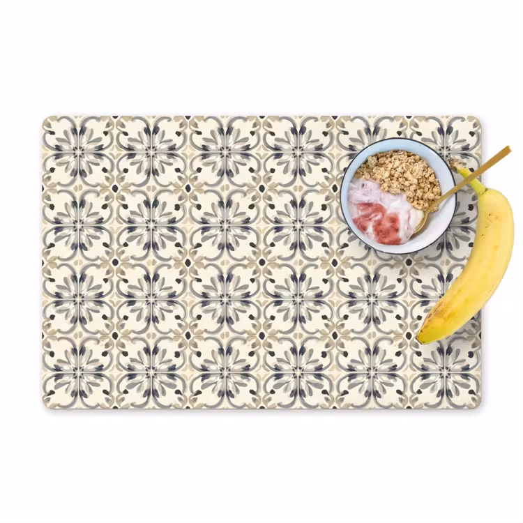 Salvamantel – 6 piezas - Floral - Estampado - Colorido — 1