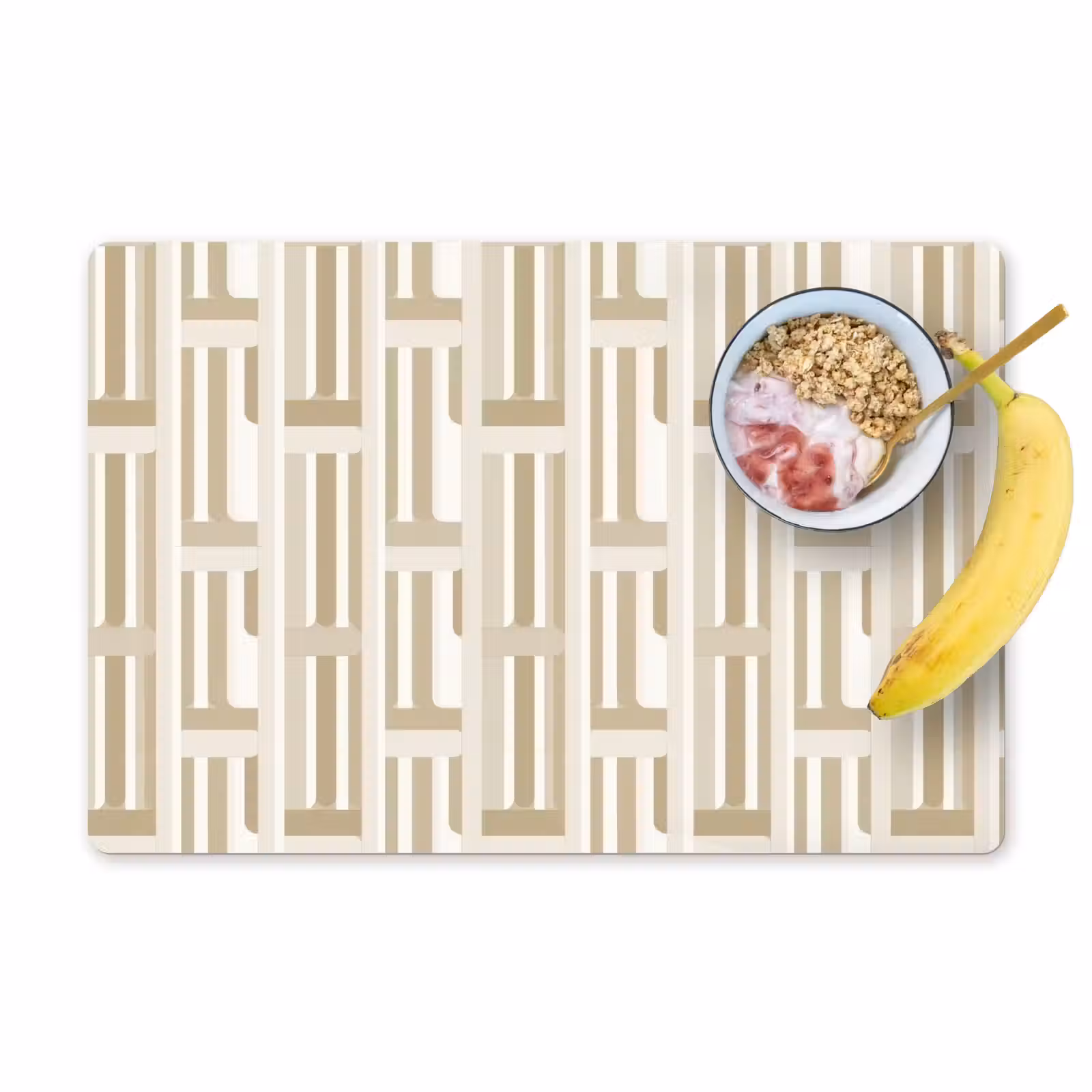 Salvamantel – 6 piezas - Moderno - Geométrico - Beige — 1