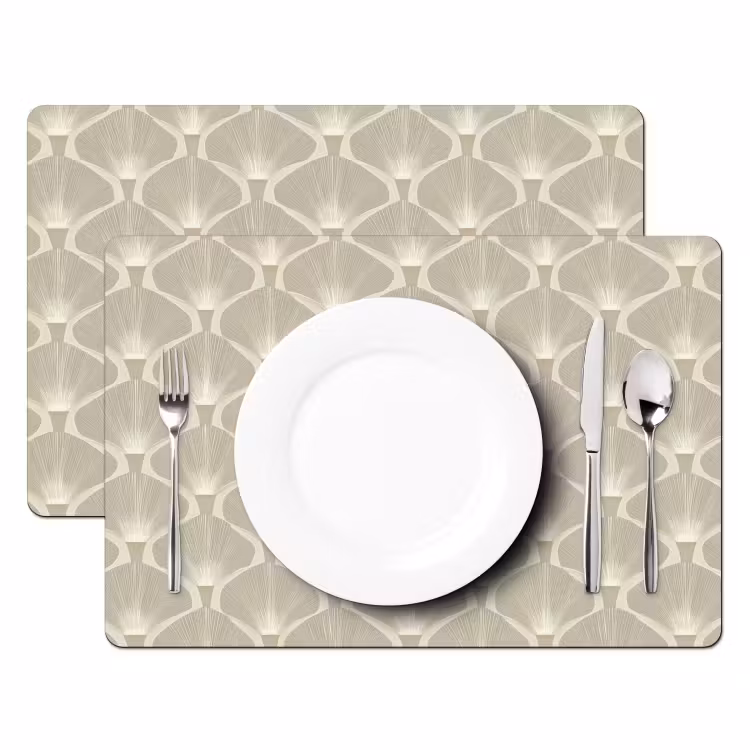 Salvamantel – 6 piezas - Panel - Ginkgo - Arena — 2
