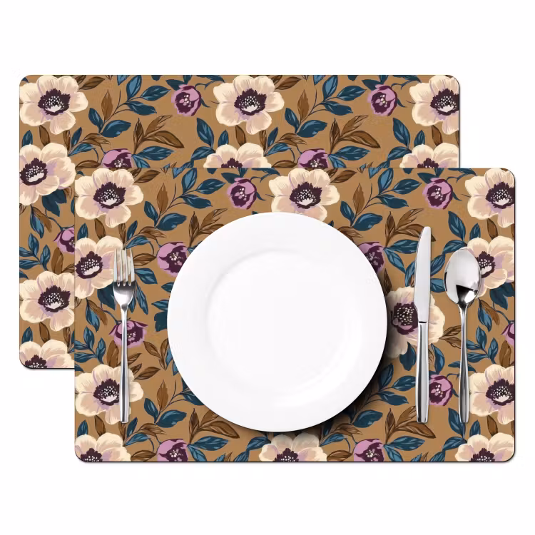 Salvamantel – 6 piezas - Floral - Naturaleza muerta - Colorido — 2