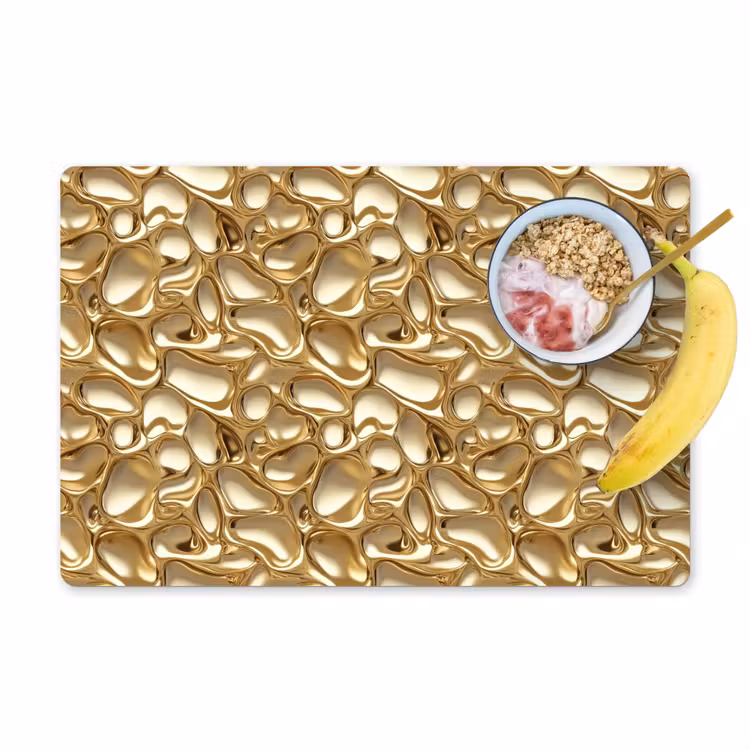 Salvamantel – 6 piezas - Abstracto - Moderno - Oro — 1