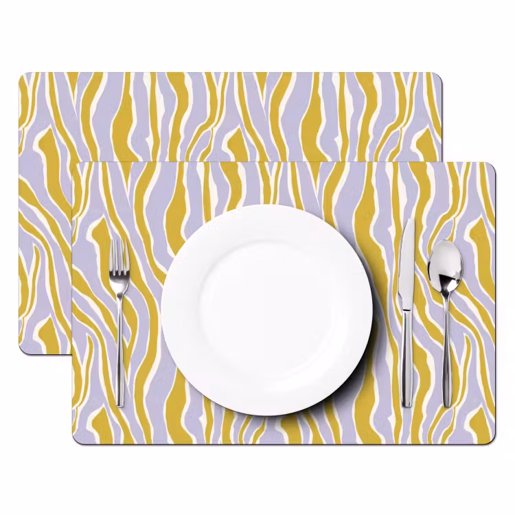 Salvamantel – 6 piezas - Cebra - Moderno - Multicolor — 2