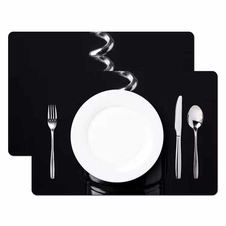 Salvamantel – 6 piezas - Sacacorchos - Vino - Negro - Blanco — 2