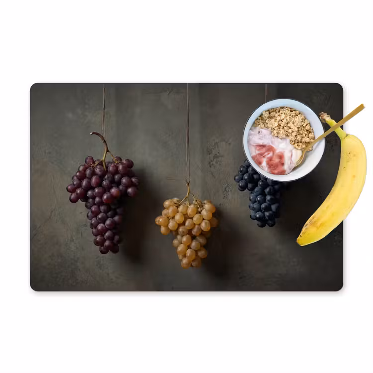 Salvamantel – 6 piezas - Uvas - Colorido - Pared — 1