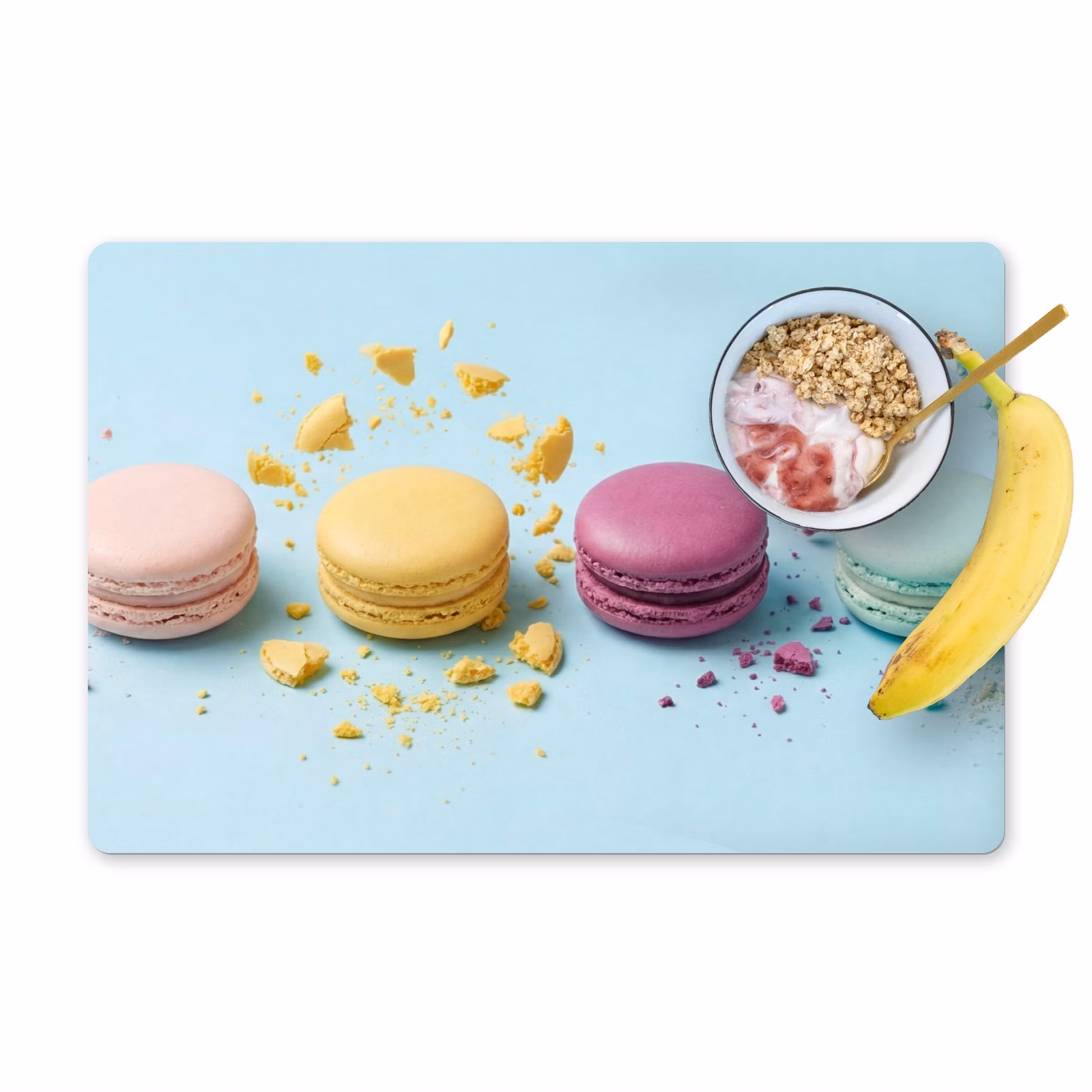 Salvamantel – 6 piezas - Macarrones - Colorido - Pastel — 1