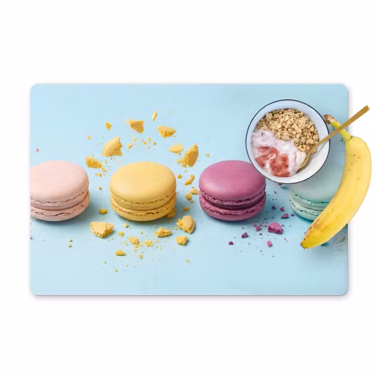 Salvamantel – 6 piezas - Macarrones - Colorido - Pastel — 1