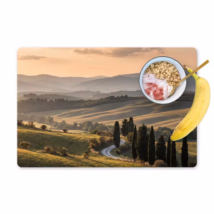 Salvamantel – 6 piezas - Toscana - Paisaje - Colinas — 1