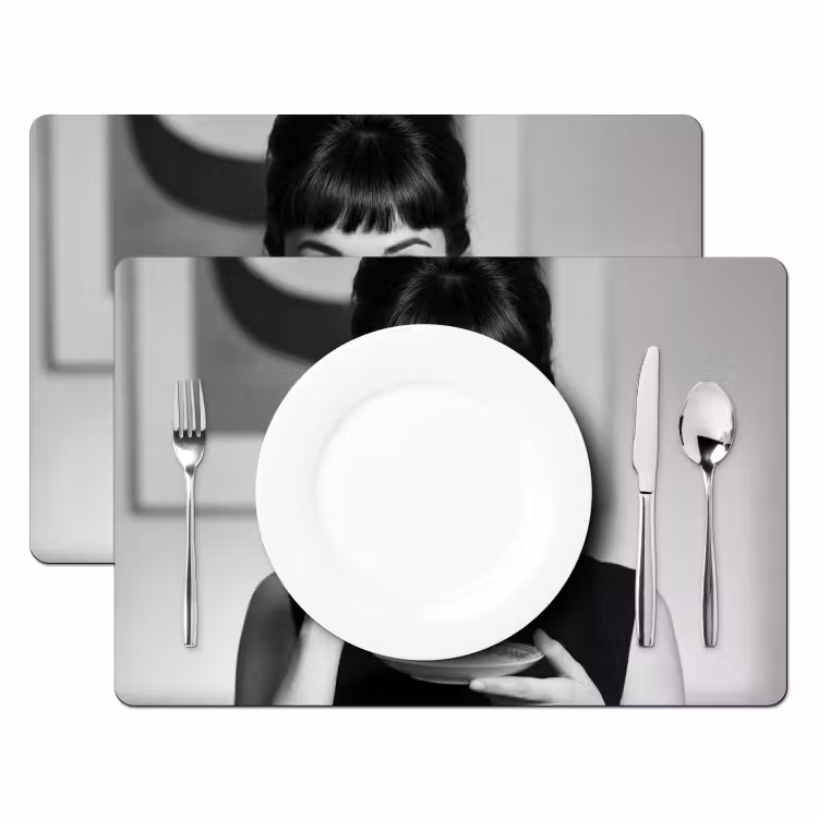 Salvamantel – 6 piezas - Retrato - Té - Mujer — 2