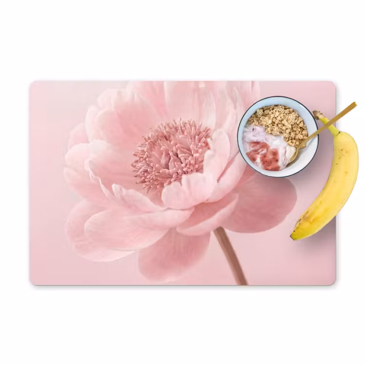 Salvamantel – 6 piezas - Flor - Peonía - Rosa — 1