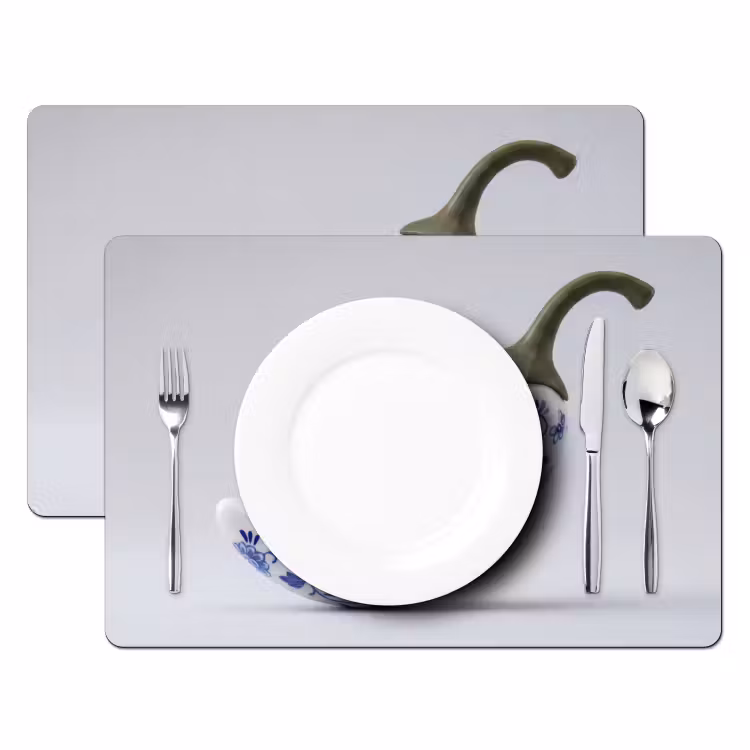 Salvamantel – 6 piezas - Guindilla - Cerámica - Azul — 2