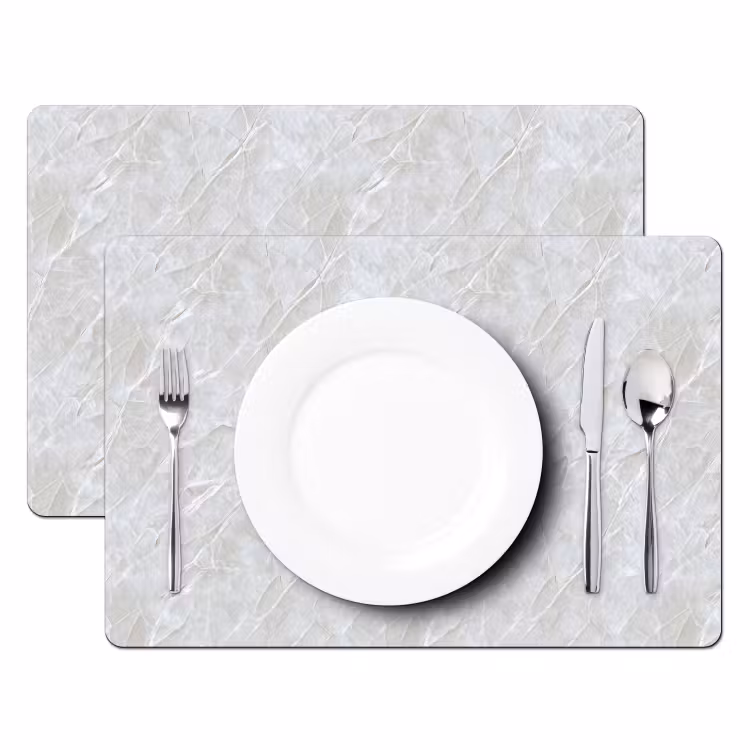 Salvamantel – 6 piezas - Superficie - Textura - Gris — 2