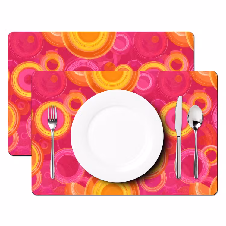 Salvamantel – 6 piezas - Círculos - Diseño - Colorido — 2