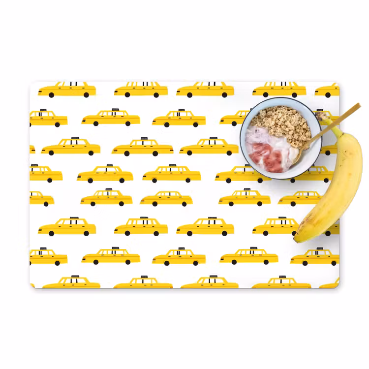 Salvamantel – 6 piezas - Taxi - Iconic - Amarillo — 1