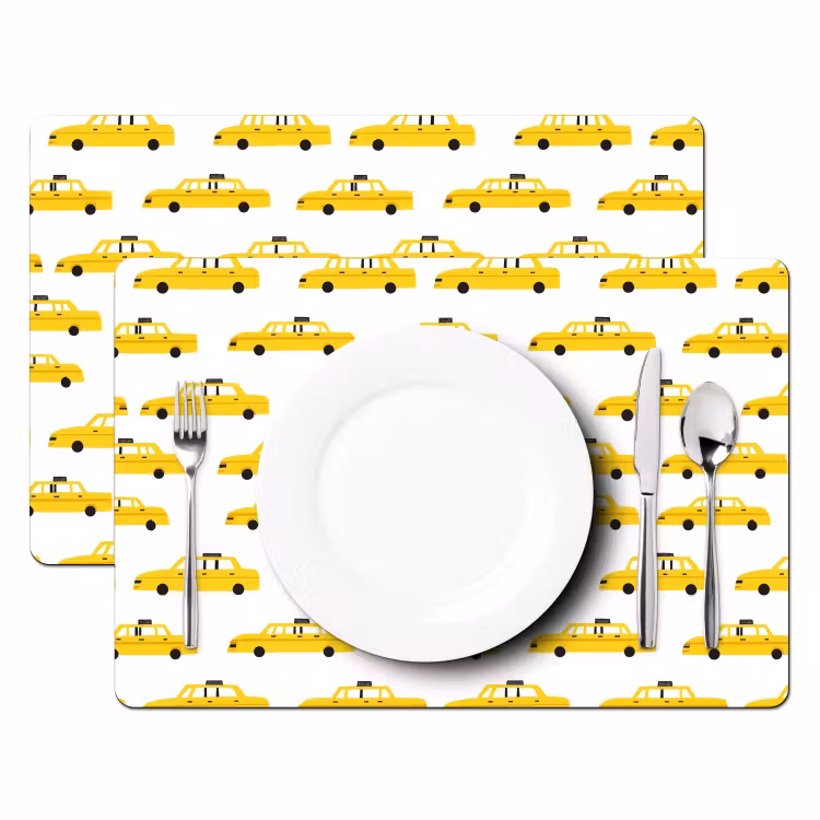 Salvamantel – 6 piezas - Taxi - Iconic - Amarillo — 2