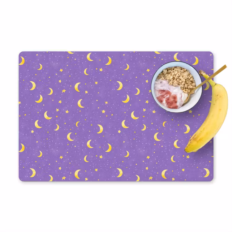 Salvamantel – 6 piezas - Crin - Estrellas - Morado — 1